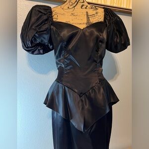 EUC Bridesmaid or Cocktail Dress Vintage Circa 1980 (MBC-HR)